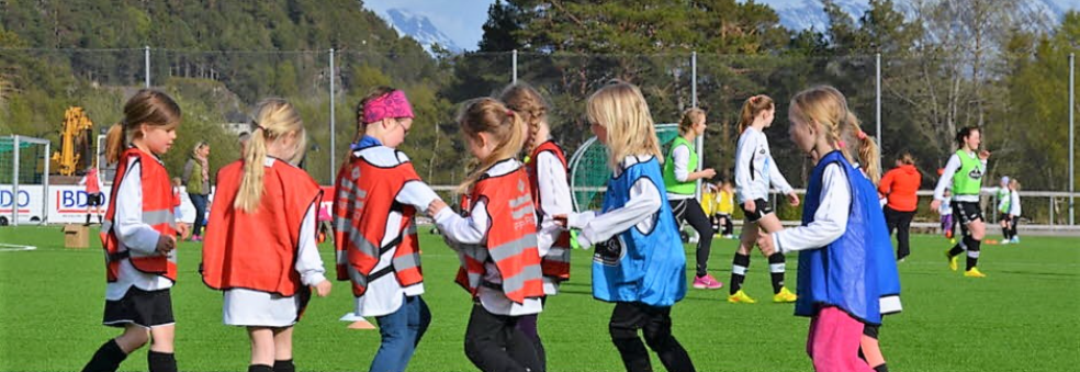 Første trening for 6-åringene